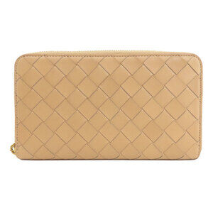 BOTTEGA VENETA Brown Intrecciato Wallet